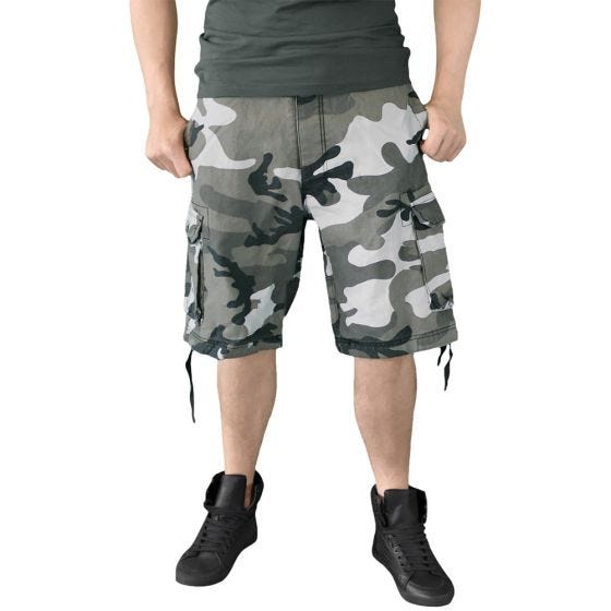 Шорты Surplus Vintage Приглушенный Городской Камуфляж