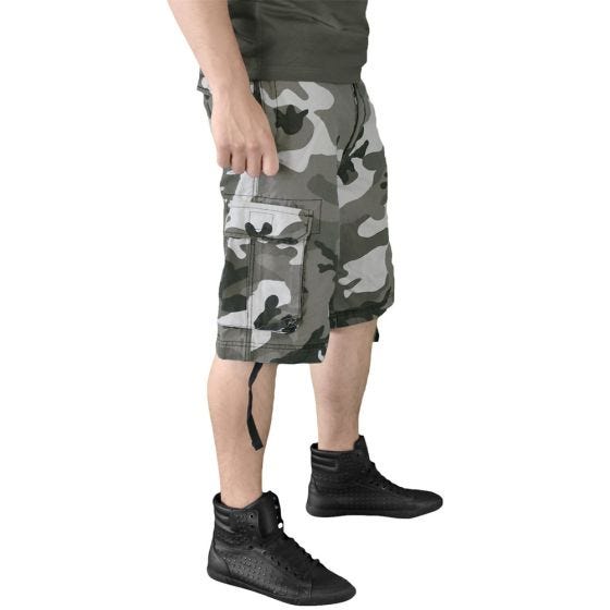 Шорты Surplus Vintage Приглушенный Городской Камуфляж