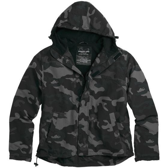 Куртка-ветровка Surplus с Молнией - Black Camo