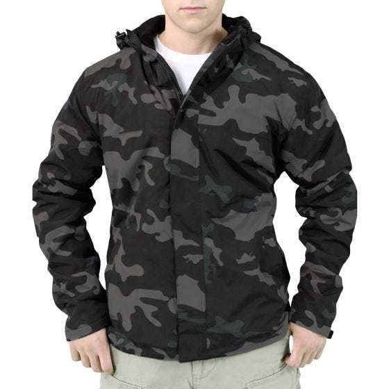 Куртка-ветровка Surplus с Молнией - Black Camo