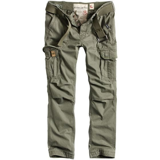 Брюки Surplus Premium Slimmy Приглушенная Олива