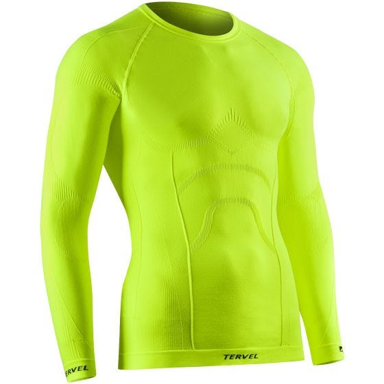 Рубашка с Длинным Рукавом Tervel Comfortline - Yellow Fluo
