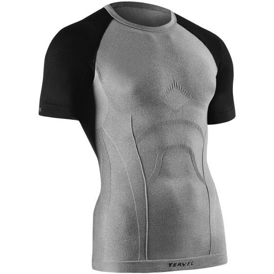 Рубашка с Коротким Рукавом Tervel Comfortline - Melange/Черный