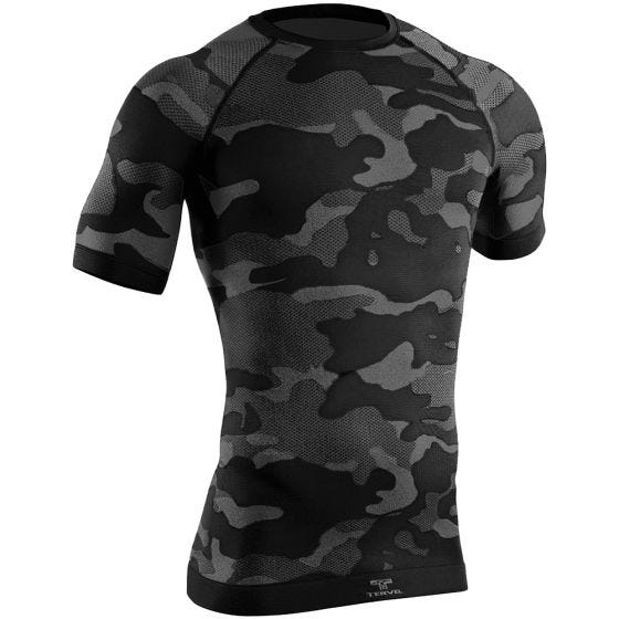 Рубашка с Коротким Рукавом Tervel Optiline Light Tactical - Черный/Серый