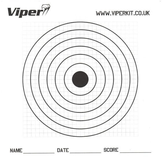 Бумажные Мишени Viper Pro 17 см Комплект 100 Штук