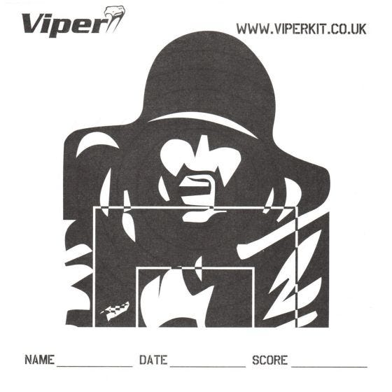 Бумажные Мишени Viper Pro 17 см Комплект 100 Штук