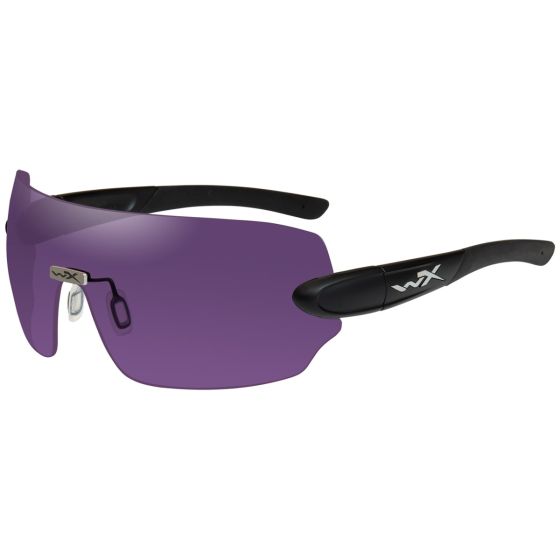 Wiley X WX Detection Glasses - Yellow + Orange + Purple Lens / Matte Black Frame