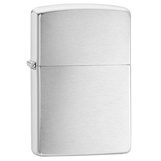Зажигалка Zippo Brushed Chrome Regular - Сатиновый Хром