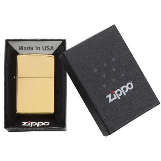 Зажигалка Zippo High Polish Brass - High Polish Brass