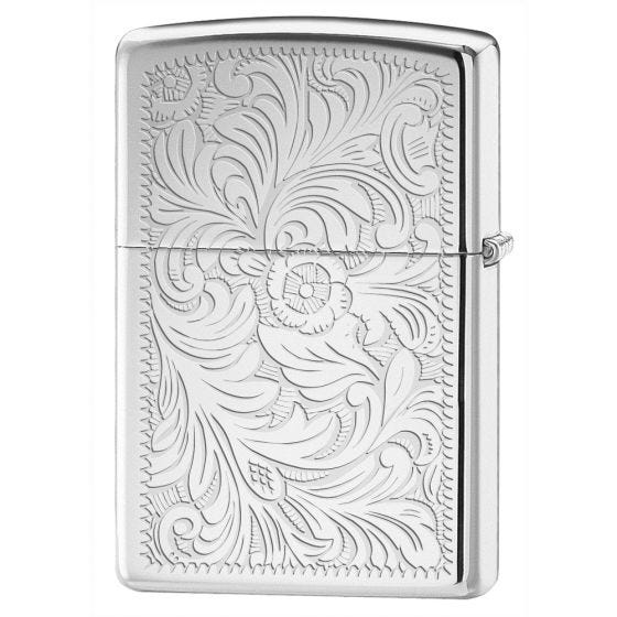 Зажигалка Zippo Venetian - High Polish Chrome